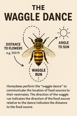 Bees communication, The waggle dance.jpg